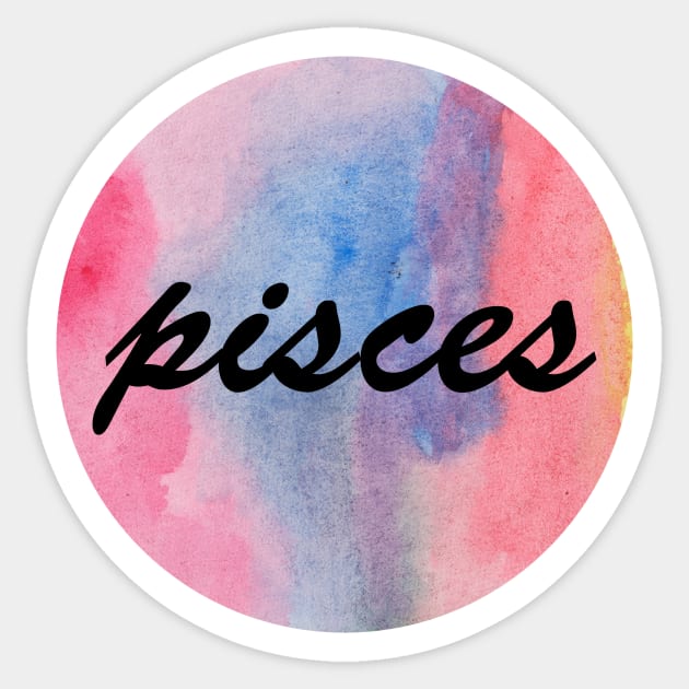 Pisces zodiac sign Sticker by deadblackpony